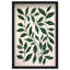 Oliver Gal Leaf Linen I Floral and Botanical - Luxury Shadowbox Framed Wall Art-537824496-537824501