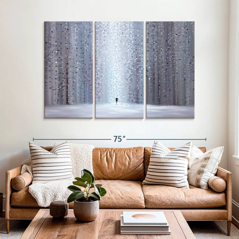 Avery Rainy Stroll II, 42" H x 65" W