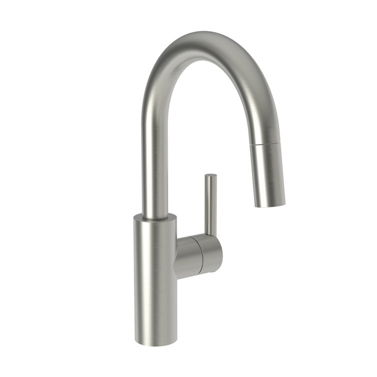 East Linear Single Handle Pull Down Bar Faucet