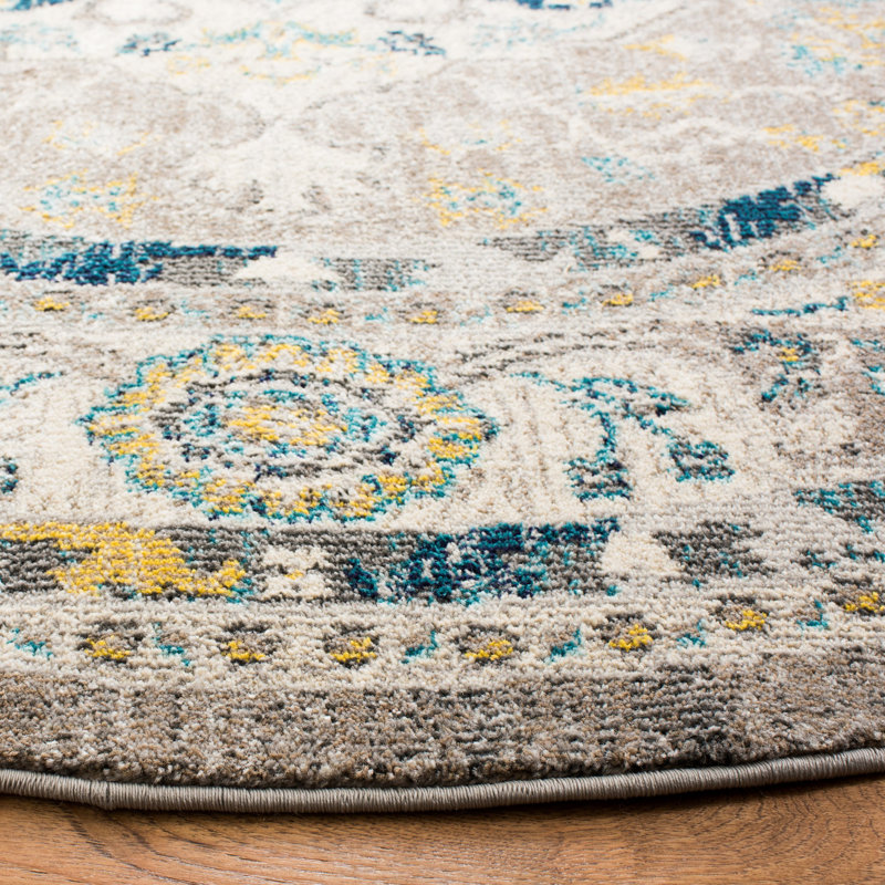 Dostie 100 Performance Oriental Rug, Round 6'7"