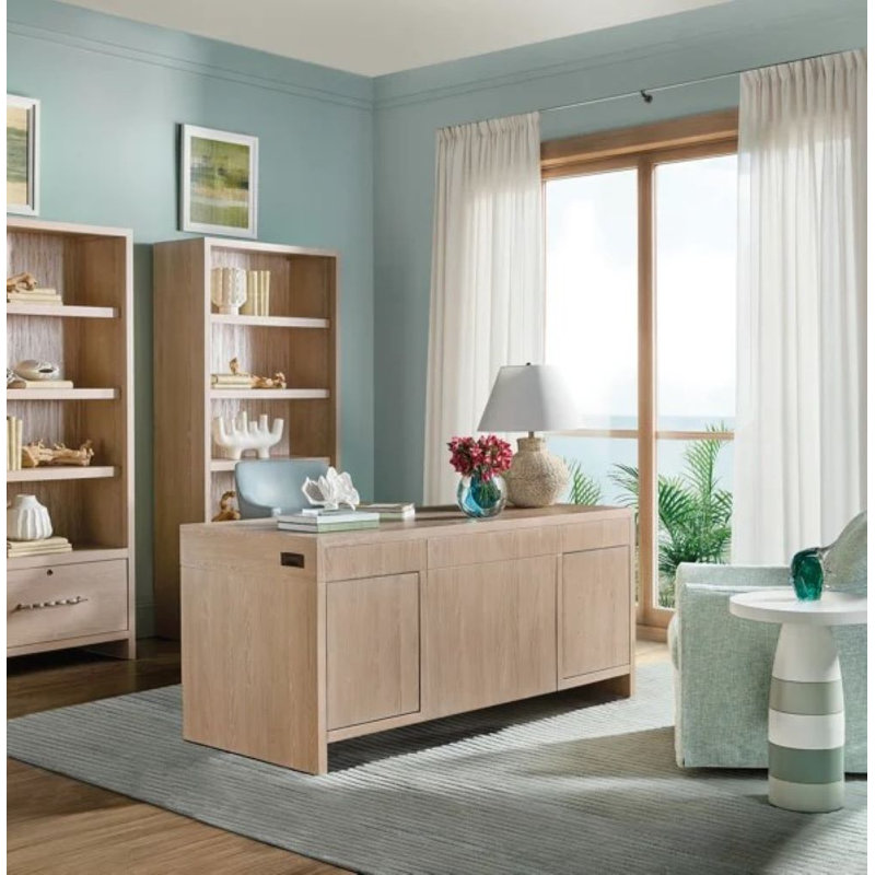 Margaritaville Mission Bay 2-Piece Executive Desk and Bookcase Set