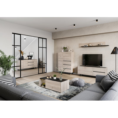 Aleksejs Unfinished TV Stand for TVs up to 48"