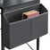 Office Set: L-Shaped Desk And 5 Drawers Mobile File Cabinet