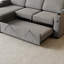 Canapé de 85,8 po avec lit escamotable et rangement Veloria-967956462