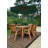Faulkner 6 Seater Dining Set with Cushions and Parasol-653059278