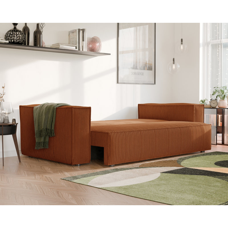 3 Seater Sofa, Orange