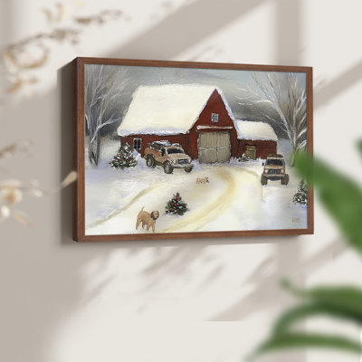 Chirstmas Art-DCXXXIV -Framed Print - Restickable