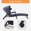 Ensemble de chaise longue d'extérieur en osier-96079109