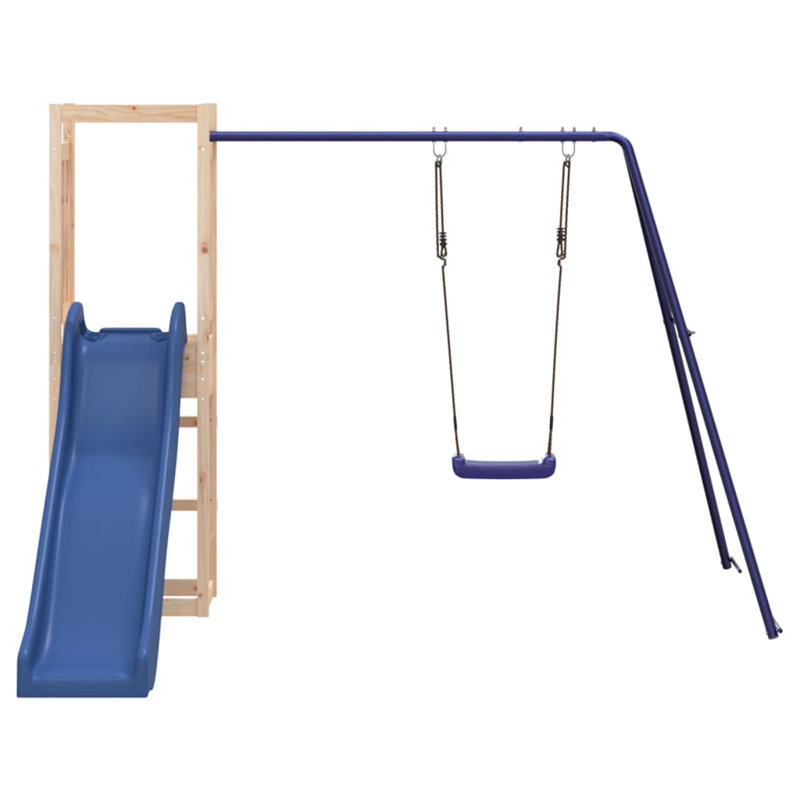 Garay Freeport Park Swing Set with, Brown