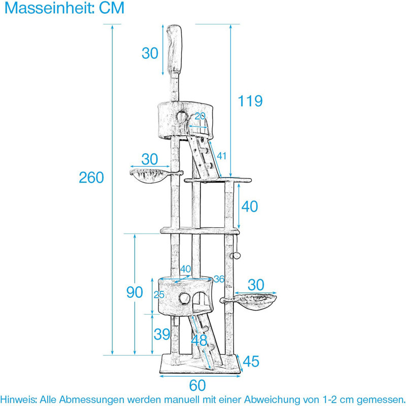 Forrest 260cm H Cat Tree