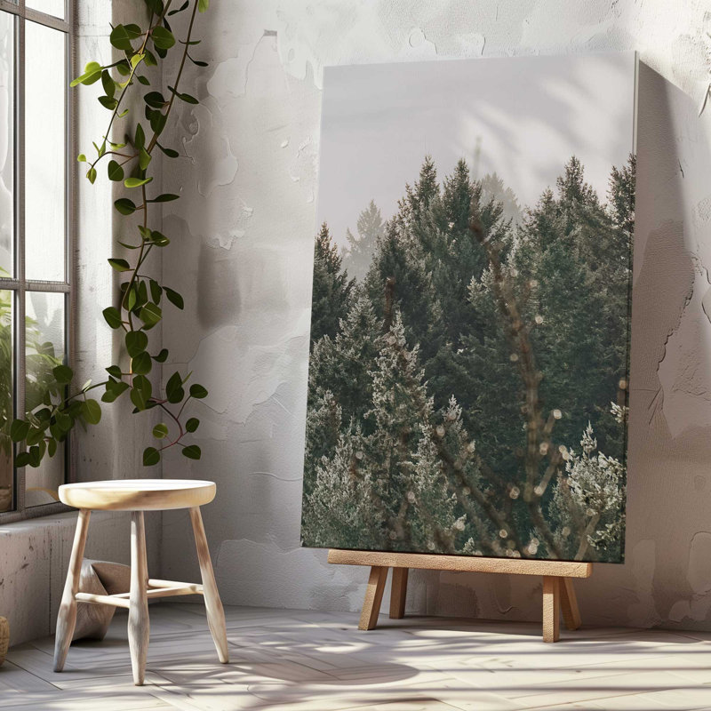 Hushed Evergreens III Rolled Canvas Print, No Frame, 30" x 20", Wrapped Canvas, 30" H x 20" W x 1.25" D