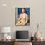 Figurine féminine classique assise sur toile, Art par Art Remedy-104332178-104332179