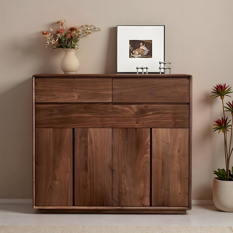 Armoire à chaussures en bois massif