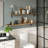 Extra Long Wall Mounted Shelves Set Of 4 With Heavy Duty Metal Brackets, Large Floating Shelves For Living Room, Bedroom, Bathroom, Kitchen, Modern Rustic Home Decor And Storage Solution