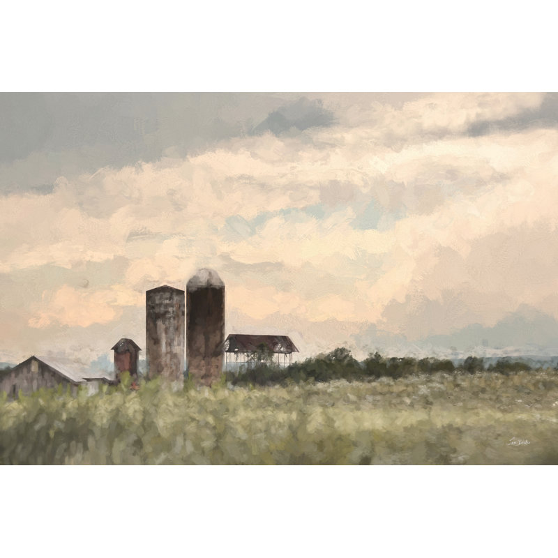 Après le soleil couchant par Lori Deiter, Pas de tapis, H 12 po x l 18 po, Toile tendue