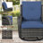 Deb 31" W Wicker Swivel Glider Chair with Ottoman and Cushions-833917344