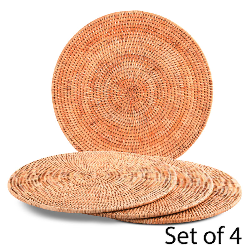 Rattan Round Placemats