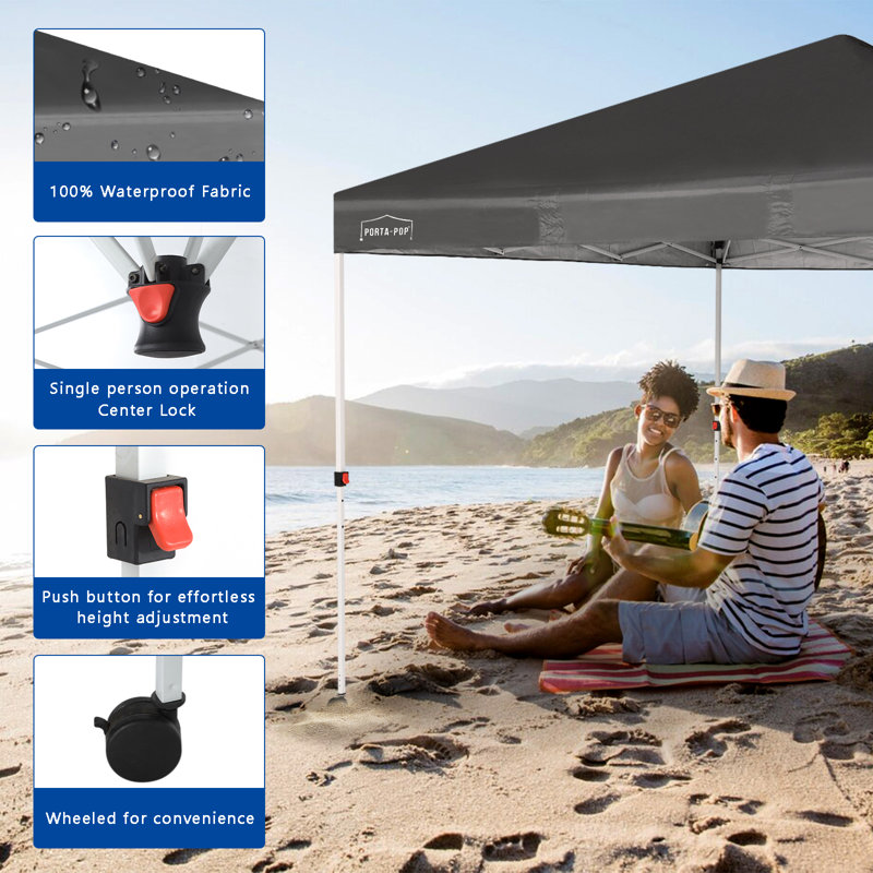 Foldable Pop-Up Canopy, Grey