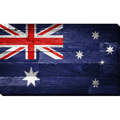 Australie drapeau-toile tendue, impression sur toile