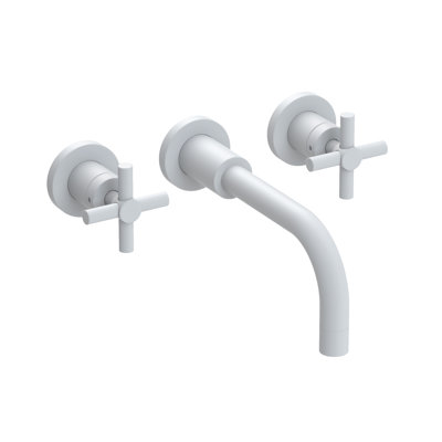 East Linear Wall Mount Bathroom Faucet