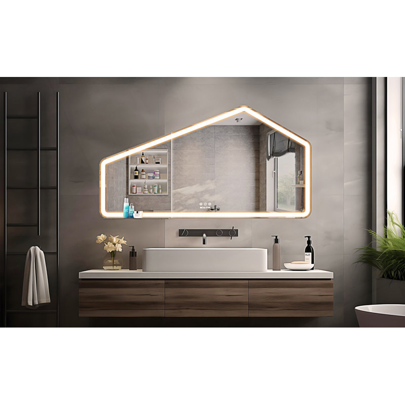 Miroir de salle de bain 52 * 28 pouces à DEL