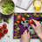 Ambesonne Hispanic Cutting Board Large Size Folk Sugar Skulls Multicolor