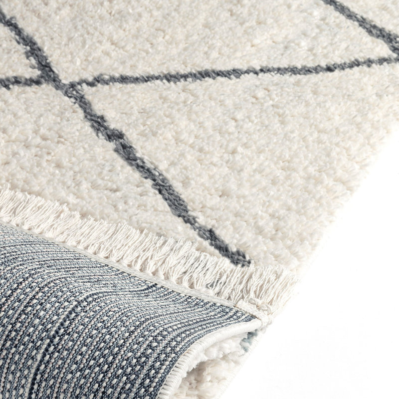Adylyn Geometric Machine Made Indoor / Outdoor Area Rug, Rectangle 155 x 230cm