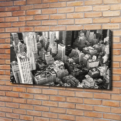 New York Bird Flight - Wrapped Canvas Print
