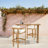 Assembly Free Sofa, Bar Stool, Dining Chairs,Quick Assembly Coffee Table,Outdoor Aluminum Conversation Set, 9 Person Outdoor Conversation Set, Wood Grain Veneer Set for Patio