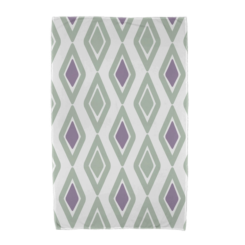 Serviette de plage en microfibre Malcho, Vert tendre