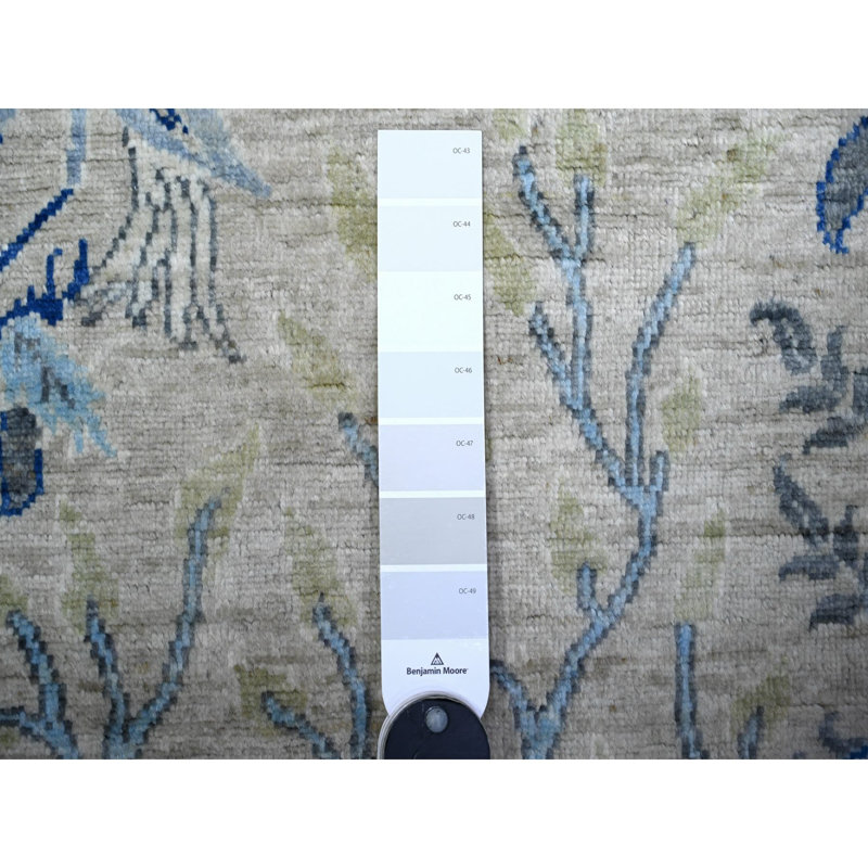 Tapis bleu / jaune nouvel âge 3 pi x 4 pi 10 po Coca