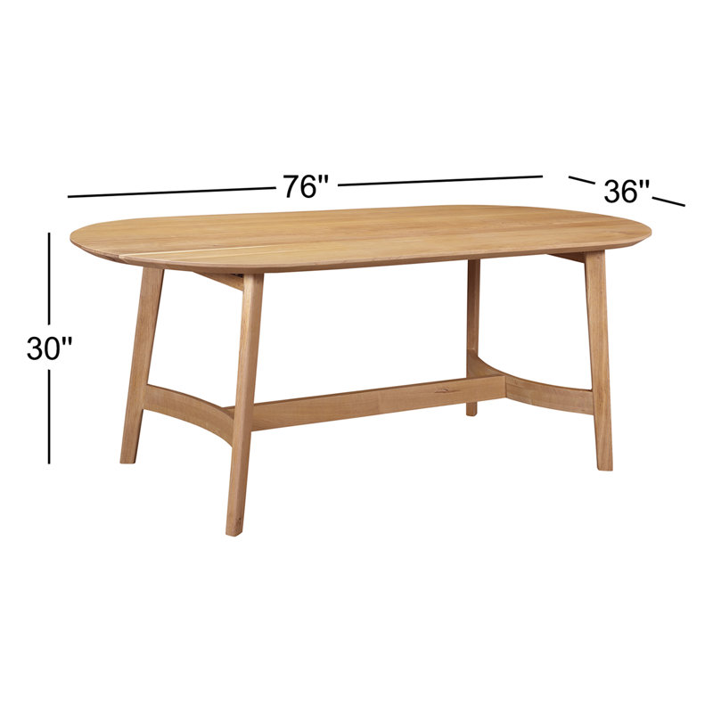 TRIE DINING TABLE SMALL, 36" W x 76" L, Natural