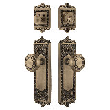 Nostalgic Warehouse Egg & Dart Entry Set with Deco Knob