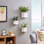 Ensemble de pots à fleurs muraux en métal 3 pièces Myla-597868527