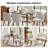 Palmdale Mid-Century Modern Upholstered Dining Chair Set-936040979-936040982