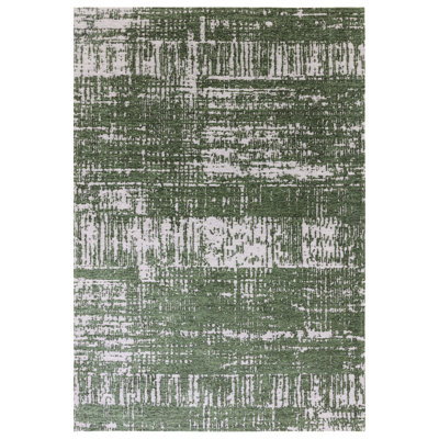 Beau Flatweave Forest Green Rug