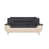 Similicuir noir / beige est en rupture de stock