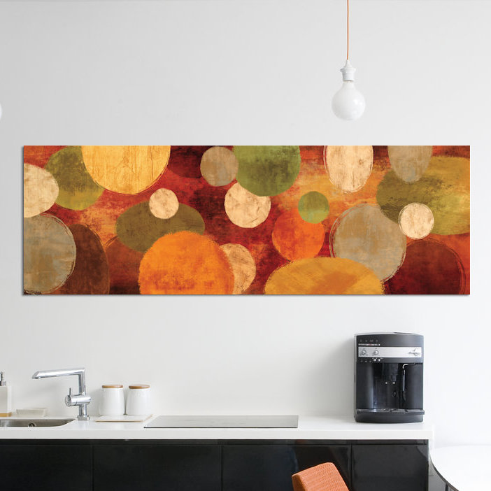 «With Gusto I», reproduction d'art sur toile, H 20 po x l 60 po x P 1,5 po
