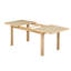 Ensemble de table de salle à manger extensible 9 pièces 84 po Rustic-274693349