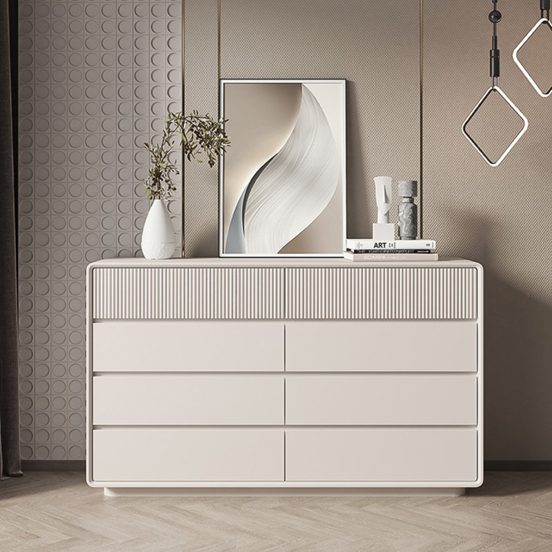 Armoire à 59 tiroirs 59,06 po en bois manufacturé blanc massif