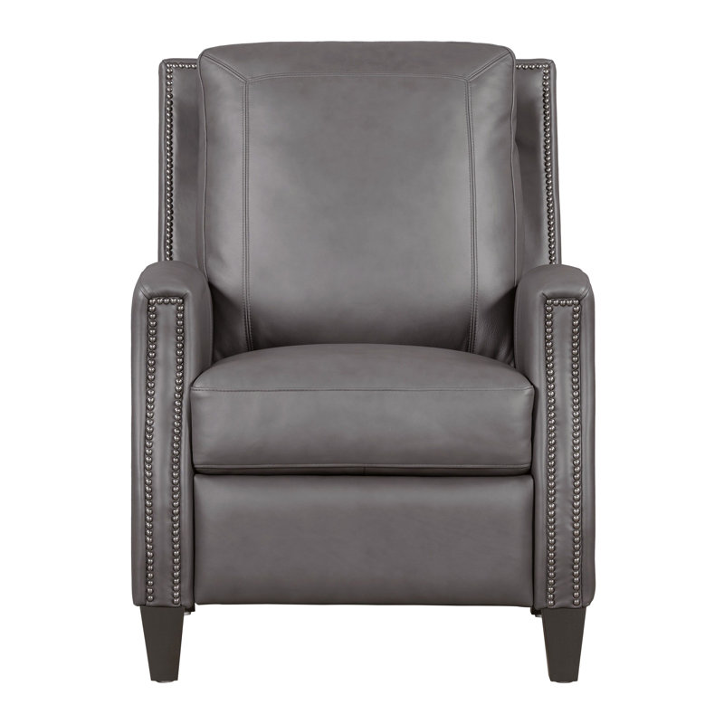 Molucca Manual Pushback Recliner, Echo Gray