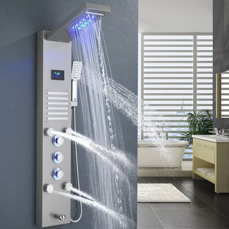 48 panneaux de douche avec