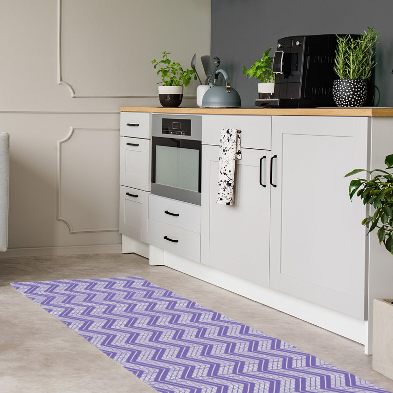 Chenille Chevron Indoor Rug, Runner 2'5" x 8'