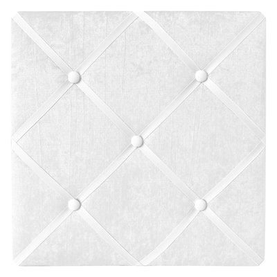 White Floral Lace Wall Mounted Photo Memo Board By Sweet Jojo Designs