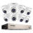 8Ch 1080P Dvr Security Camera System, 8 X 2Mp Wired Dome Outdoor Cameras, Motion Detection