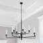 Lustre classique à 10 lumières de style bougie