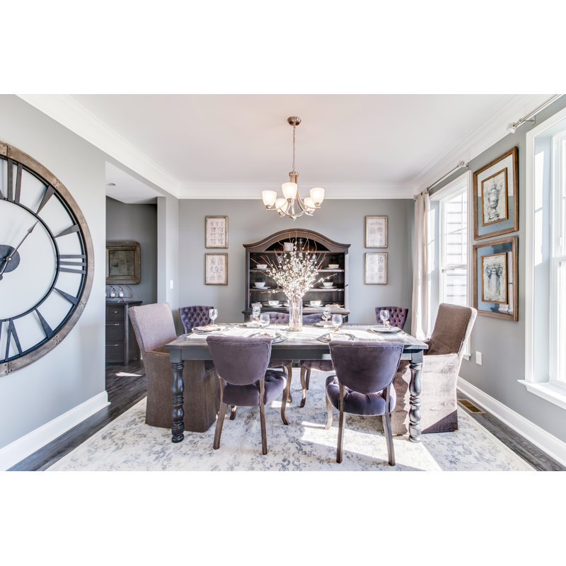 Hayden 5 - Light Dimmable Classic / Traditional Chandelier, Satin Nickel