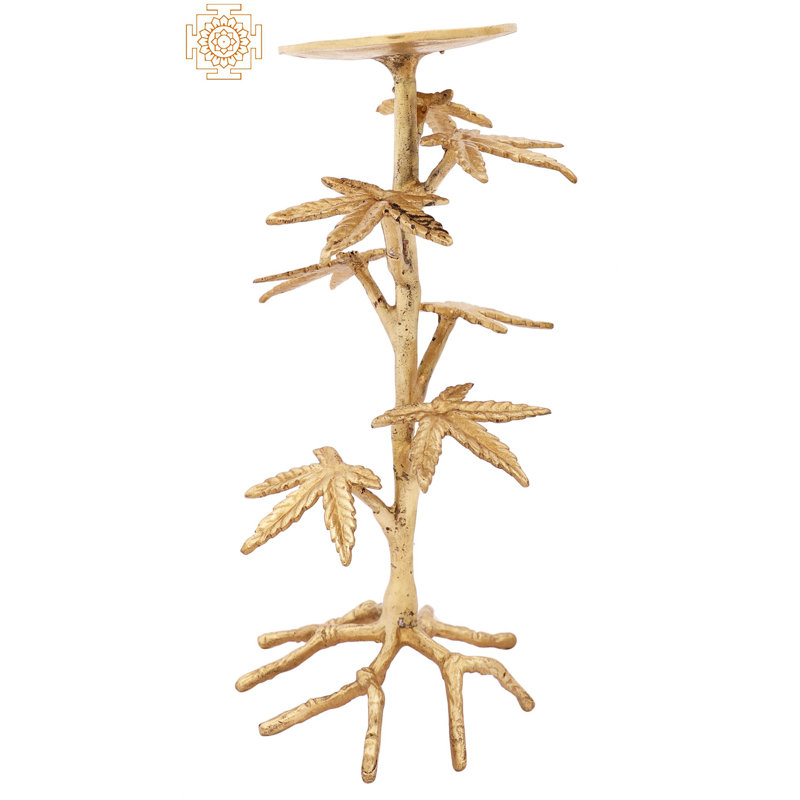 Bougeoir de table en laiton