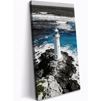«Coastal Beach», art mural sur toile de mouettes verticales hautes pour le salon, océan, reproduction d'art sur toile encadrée, vague de mer, peinture prête à être suspendue