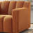 40" Modern Chenille Style Accent Chair - Fashionable Cloud Design, Wide Seat, and Sturdy Solid Wood Frame-317348204